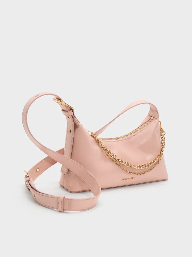 Atwood Chain Shoulder Bag - pink
