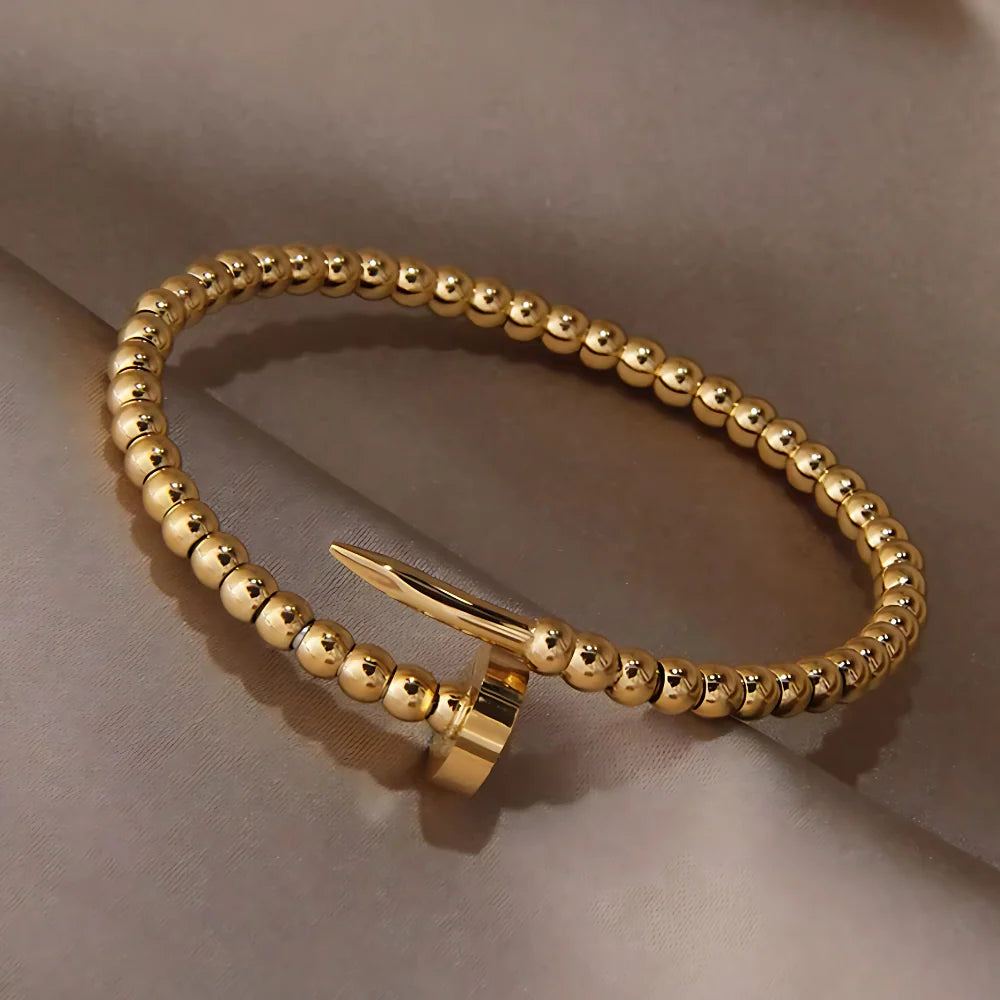 Beaded nail cuff