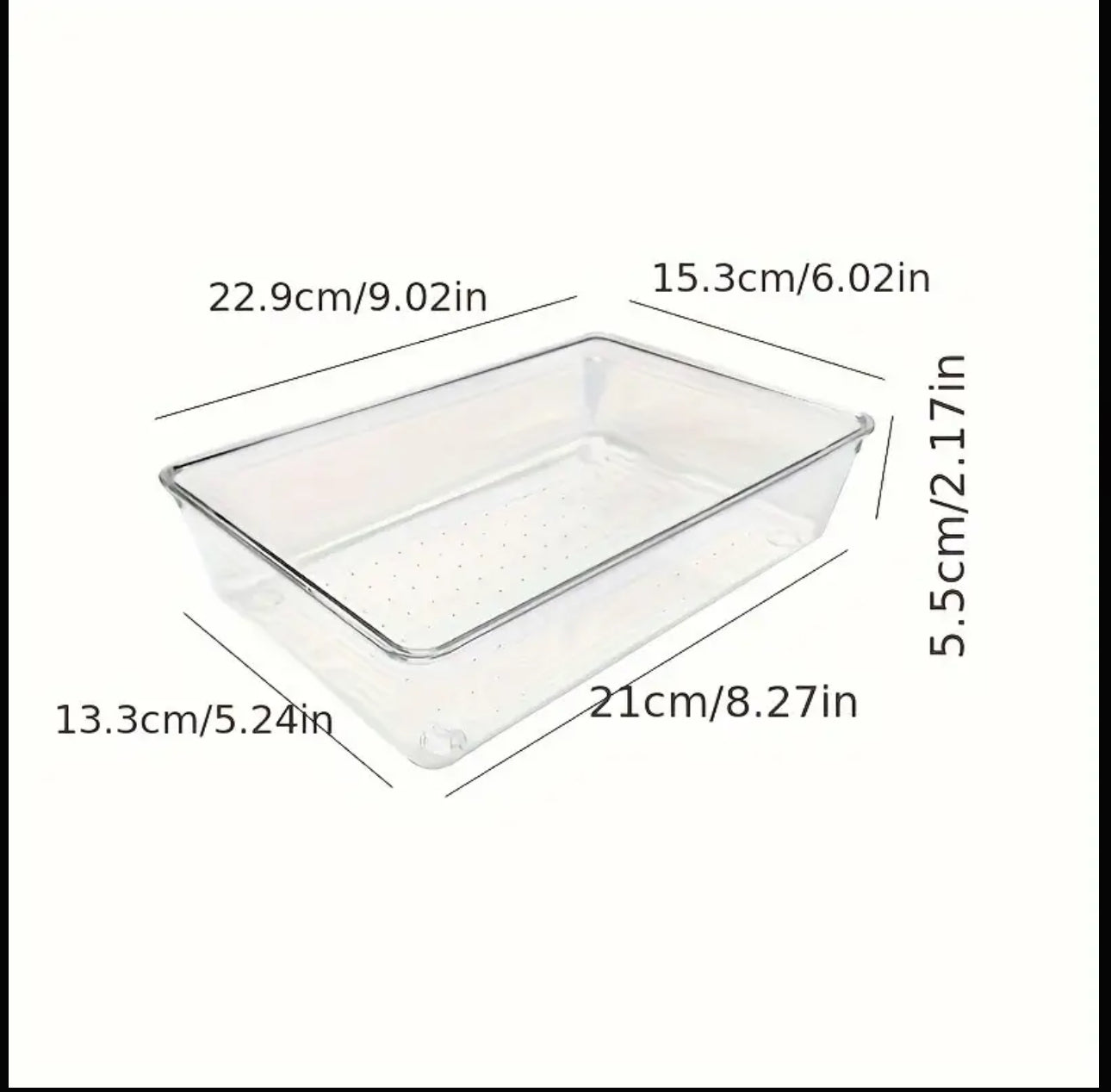 Acrylic organizers ( set of 4 )