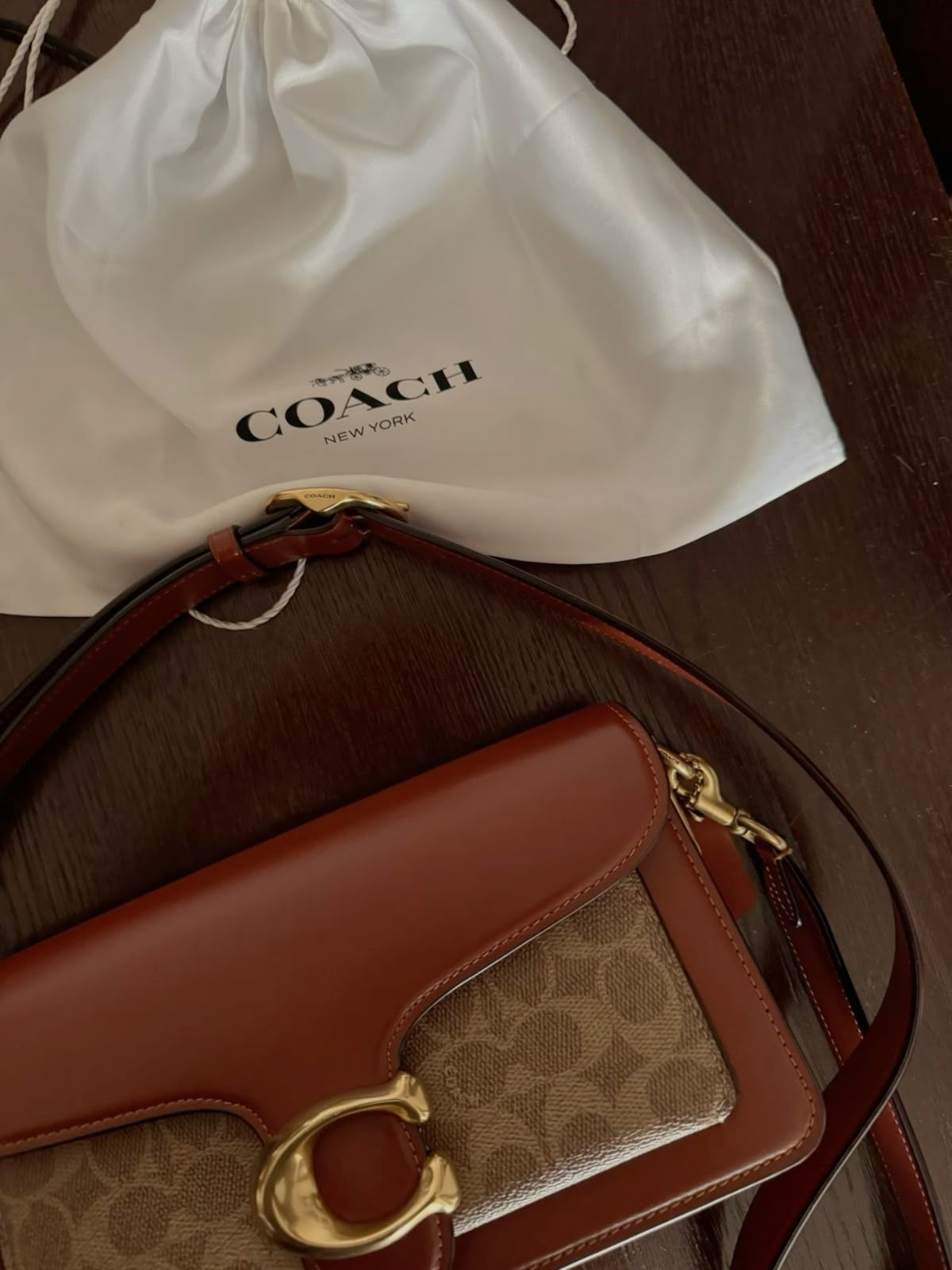 Coach Tabby 26 in signature canvas