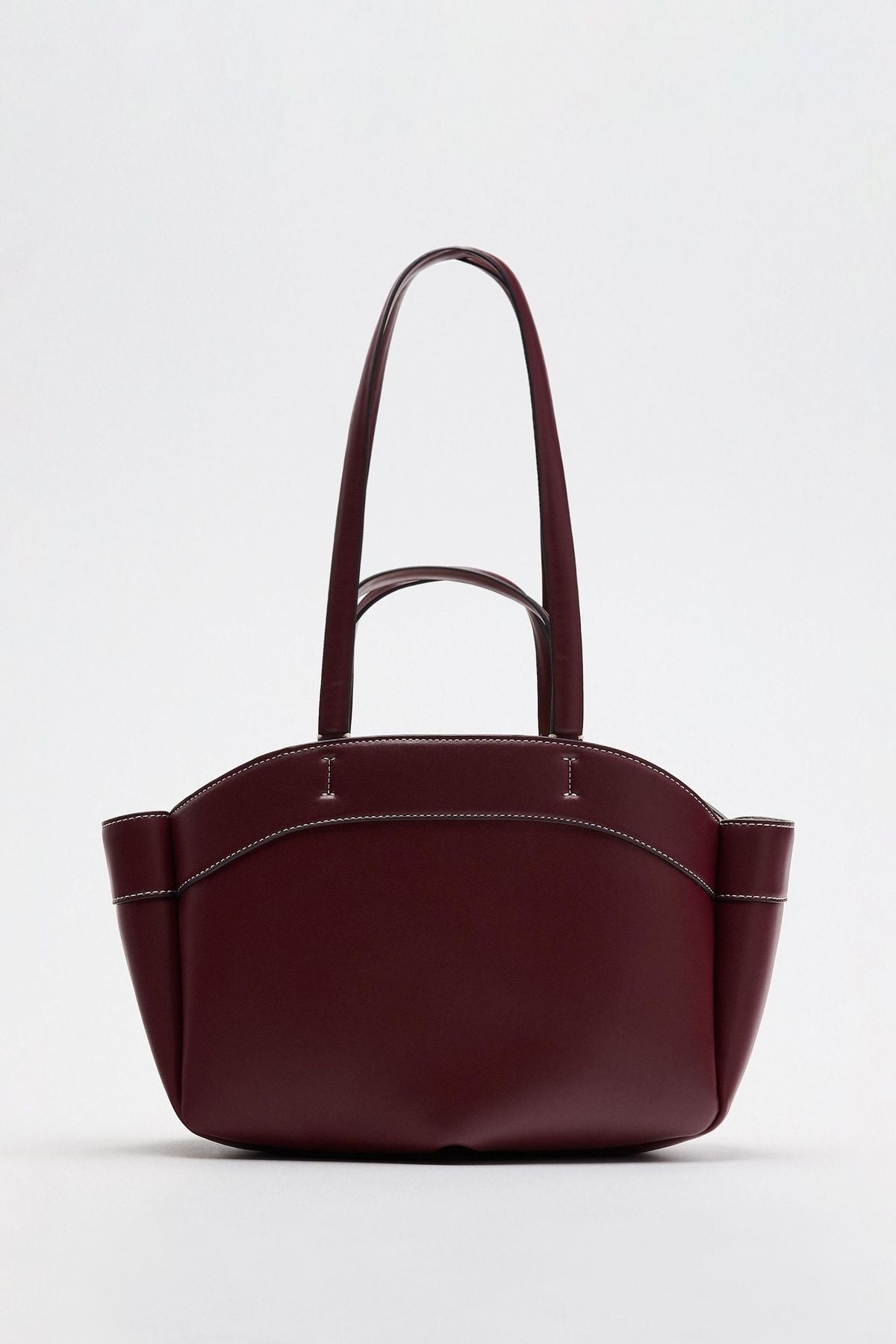 Zara Small Tote Burgundy