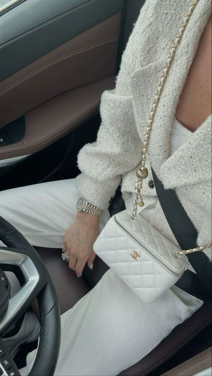 Chanel vanity white