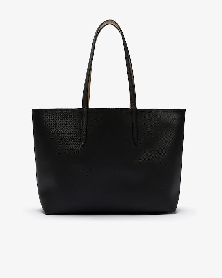 Lacoste Women's Anna Large Reversible Tote Bag Black/Blue