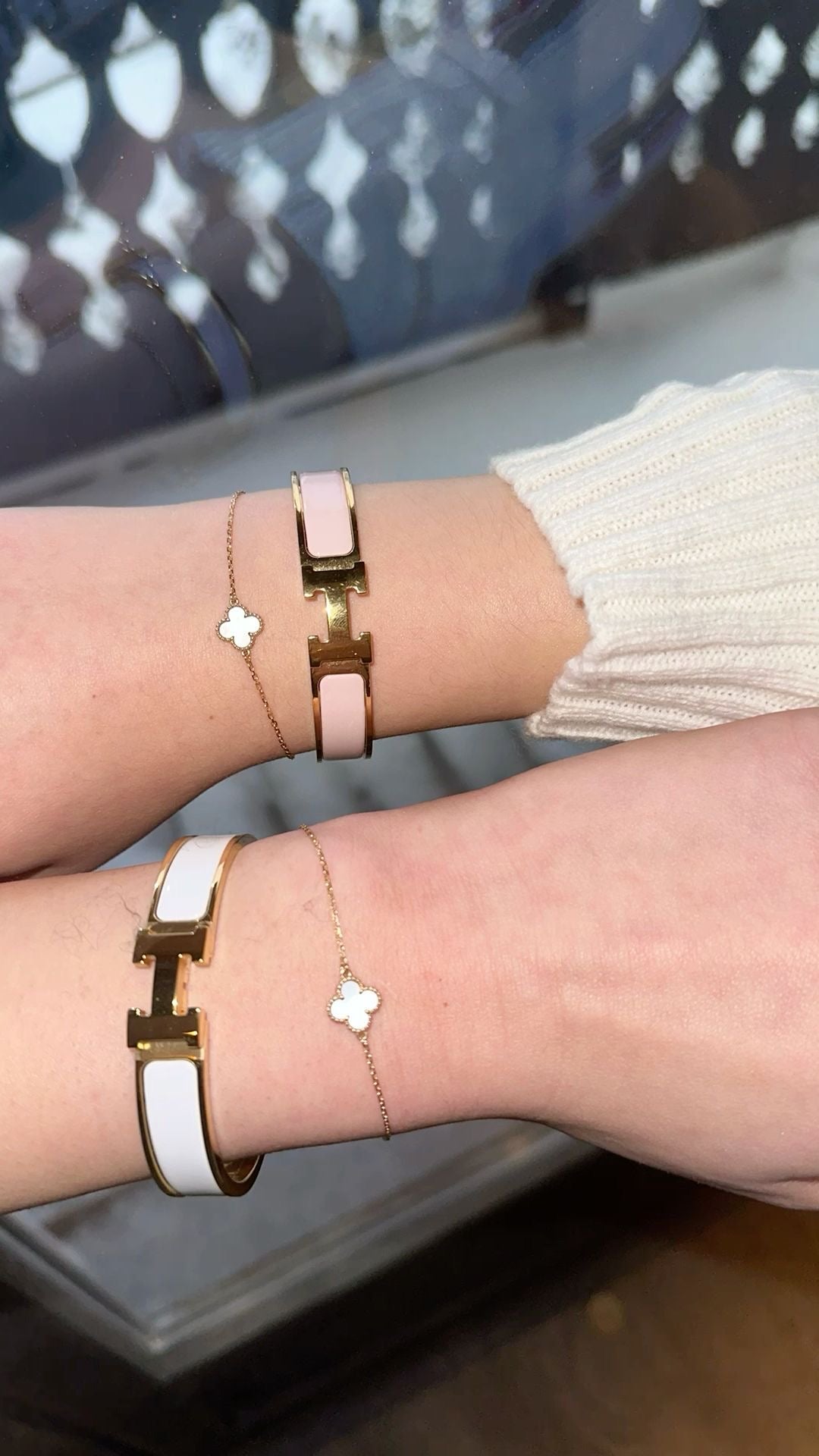 Hermes cuff gold hardware