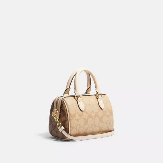 Rowan mini signature canvas beige