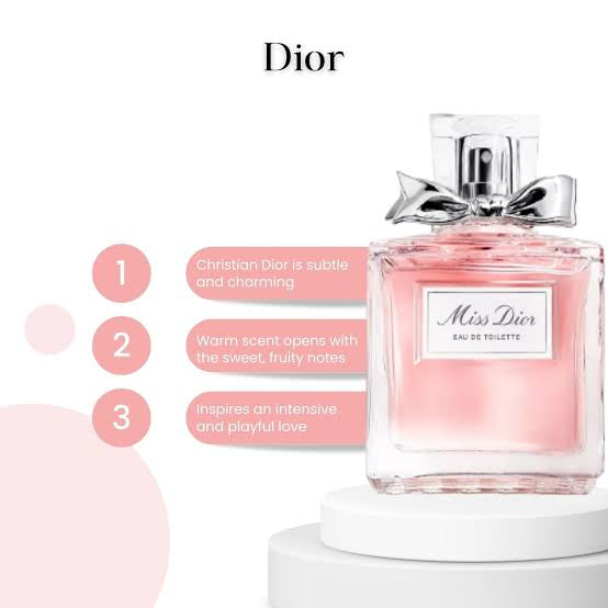 Christian Dior Miss Dior Rose N'Roses Eau De Toilette -100ml