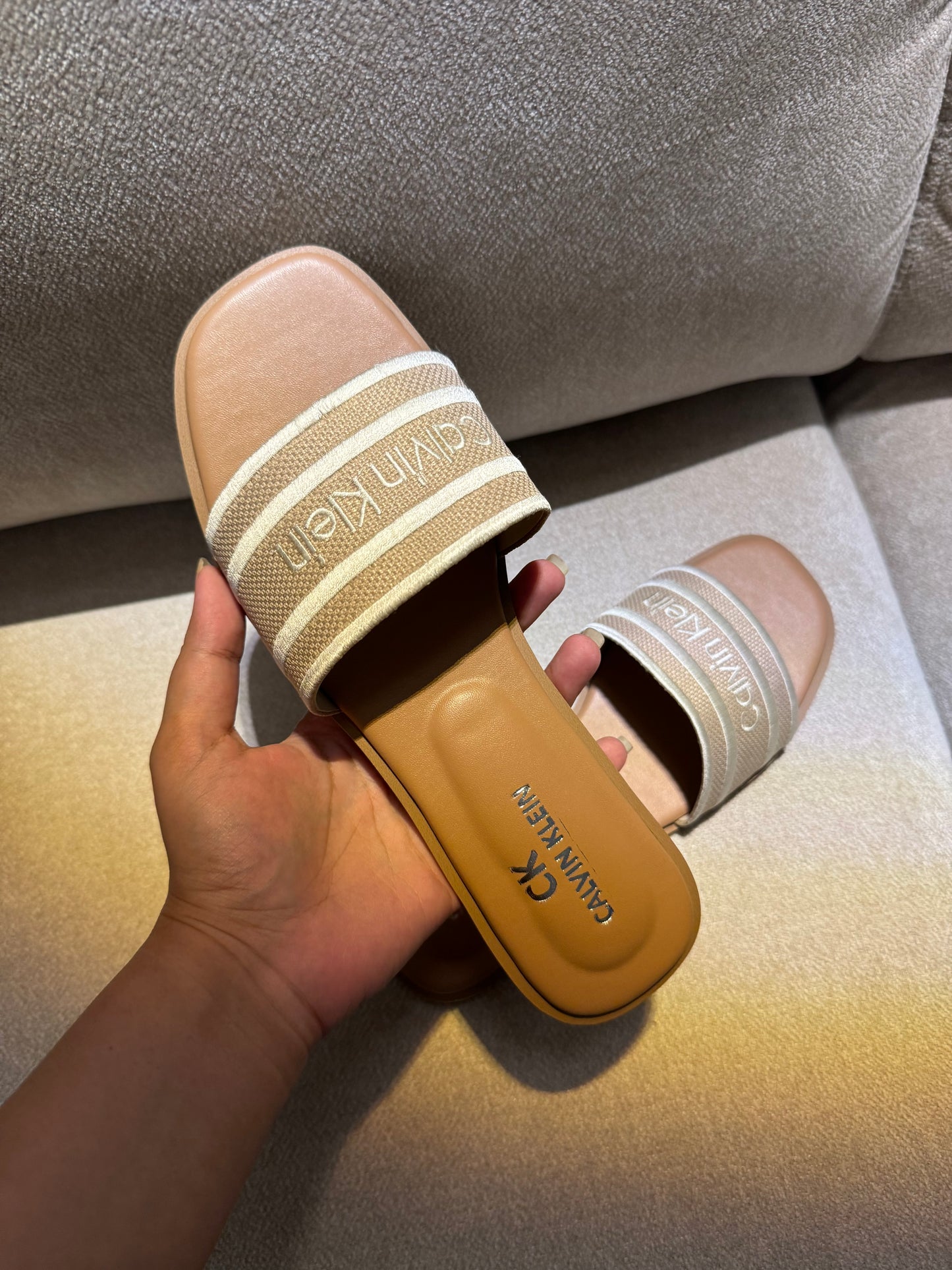 Calvin Klein slides