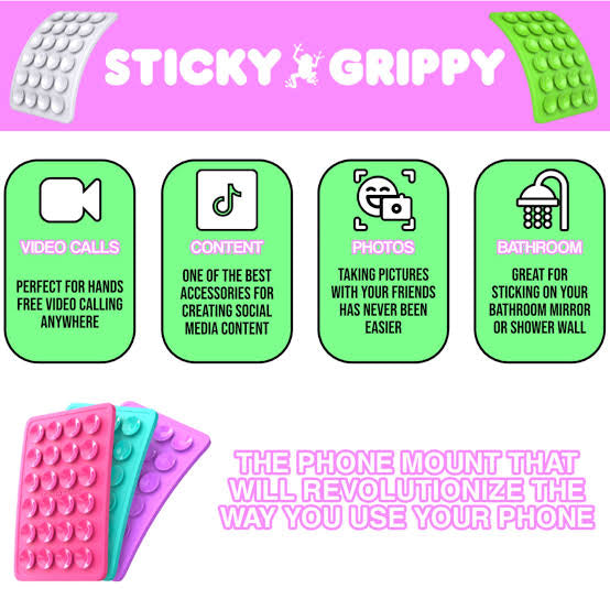 Sticky grippy