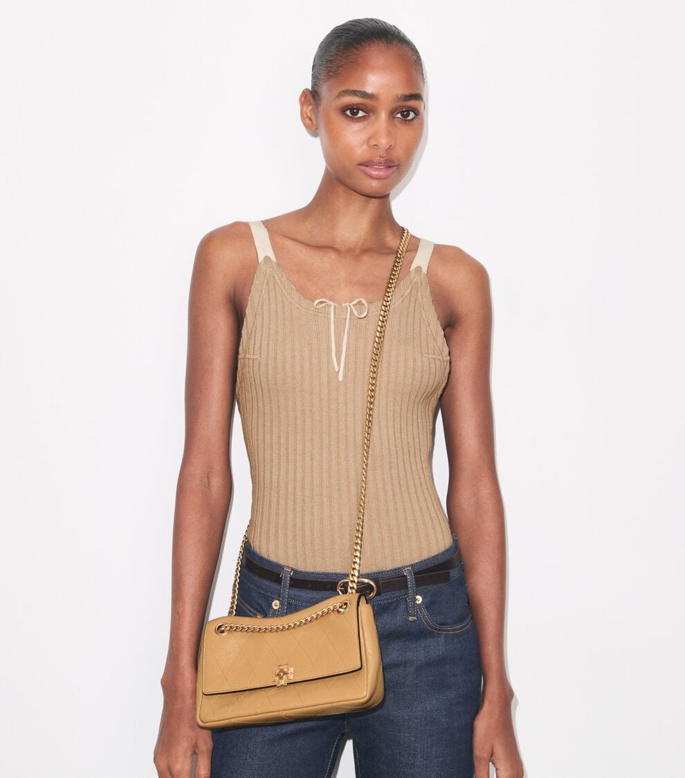 SMALL CHARLIE QUILTED SHOULDER BAG