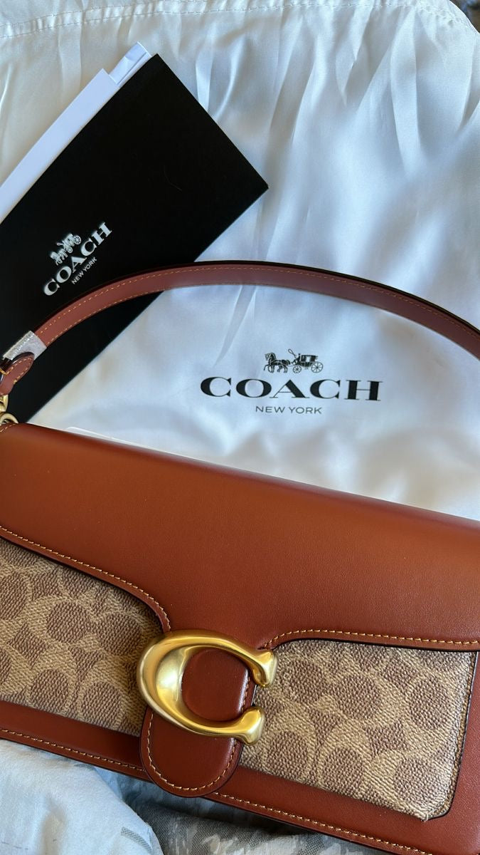 Coach Tabby 26 in signature canvas