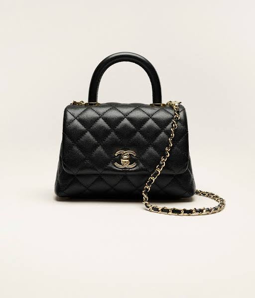 Mini coco top handle black