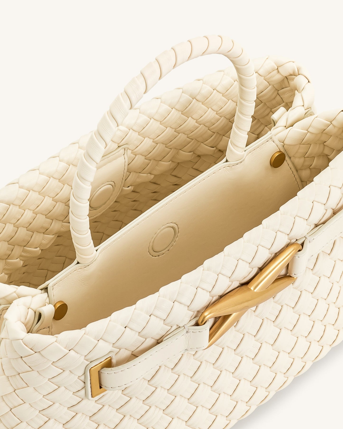 Elora Woven Bag - White