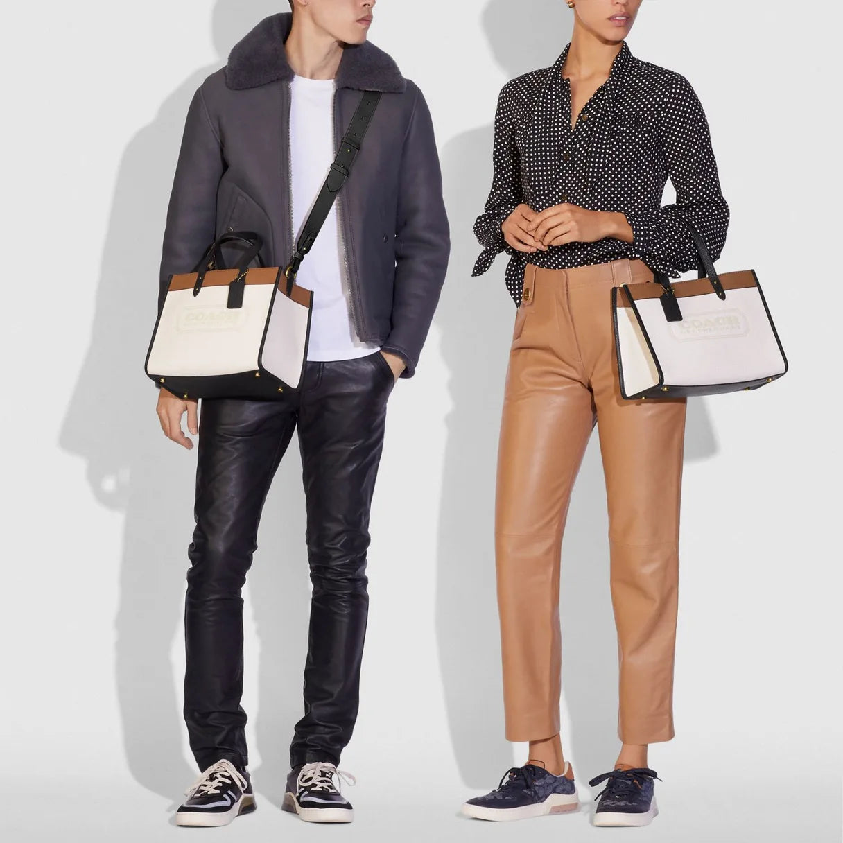 Field Tote 30 In Colorblock With Coach Badge