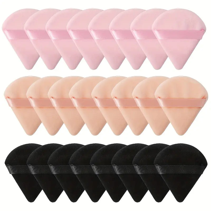 Set of 2 Flawless Finish Triangle Puff