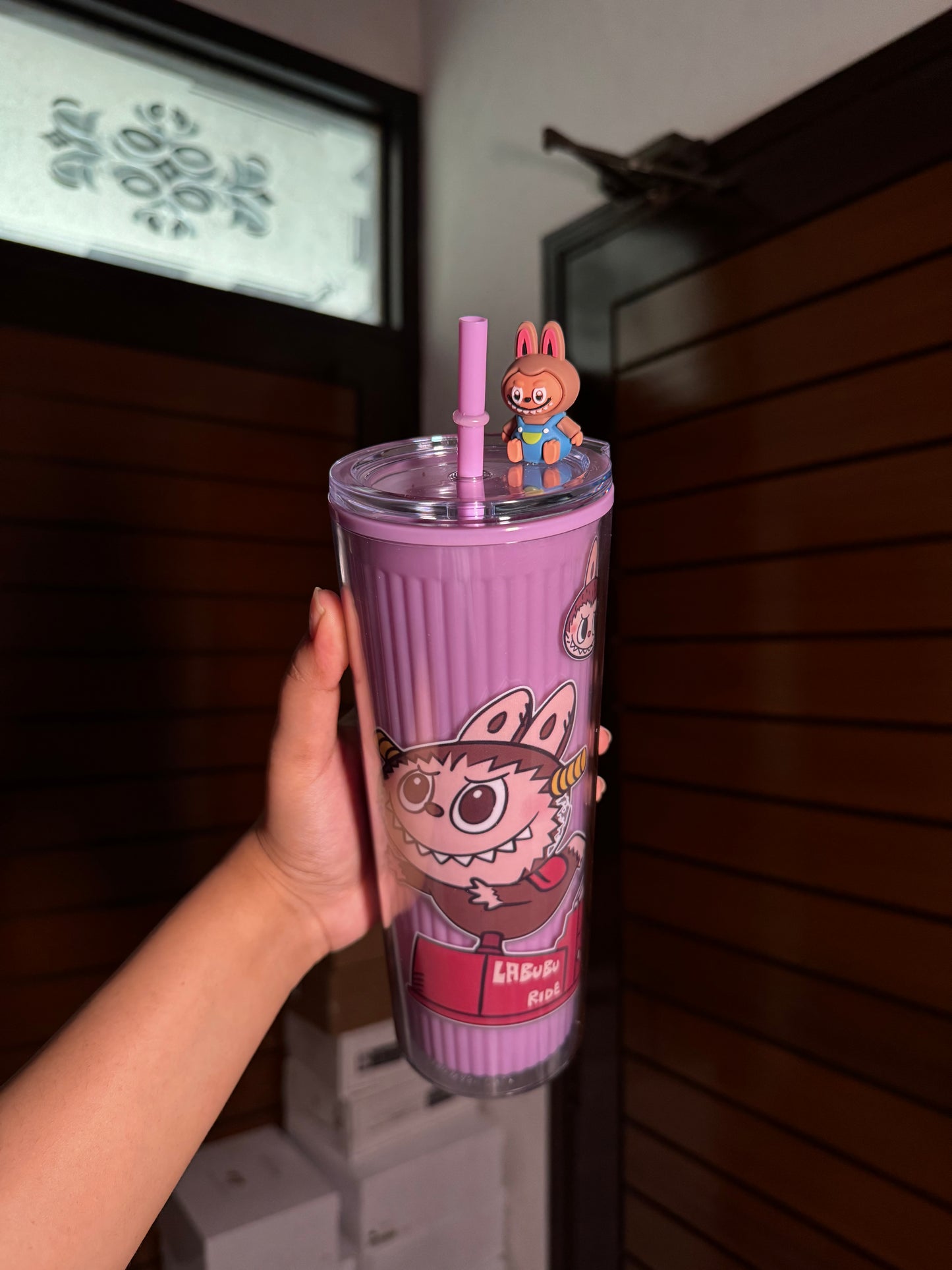 Labubu sipper lavender