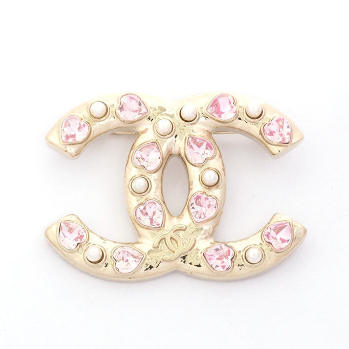 Chanel vintage heart brooch