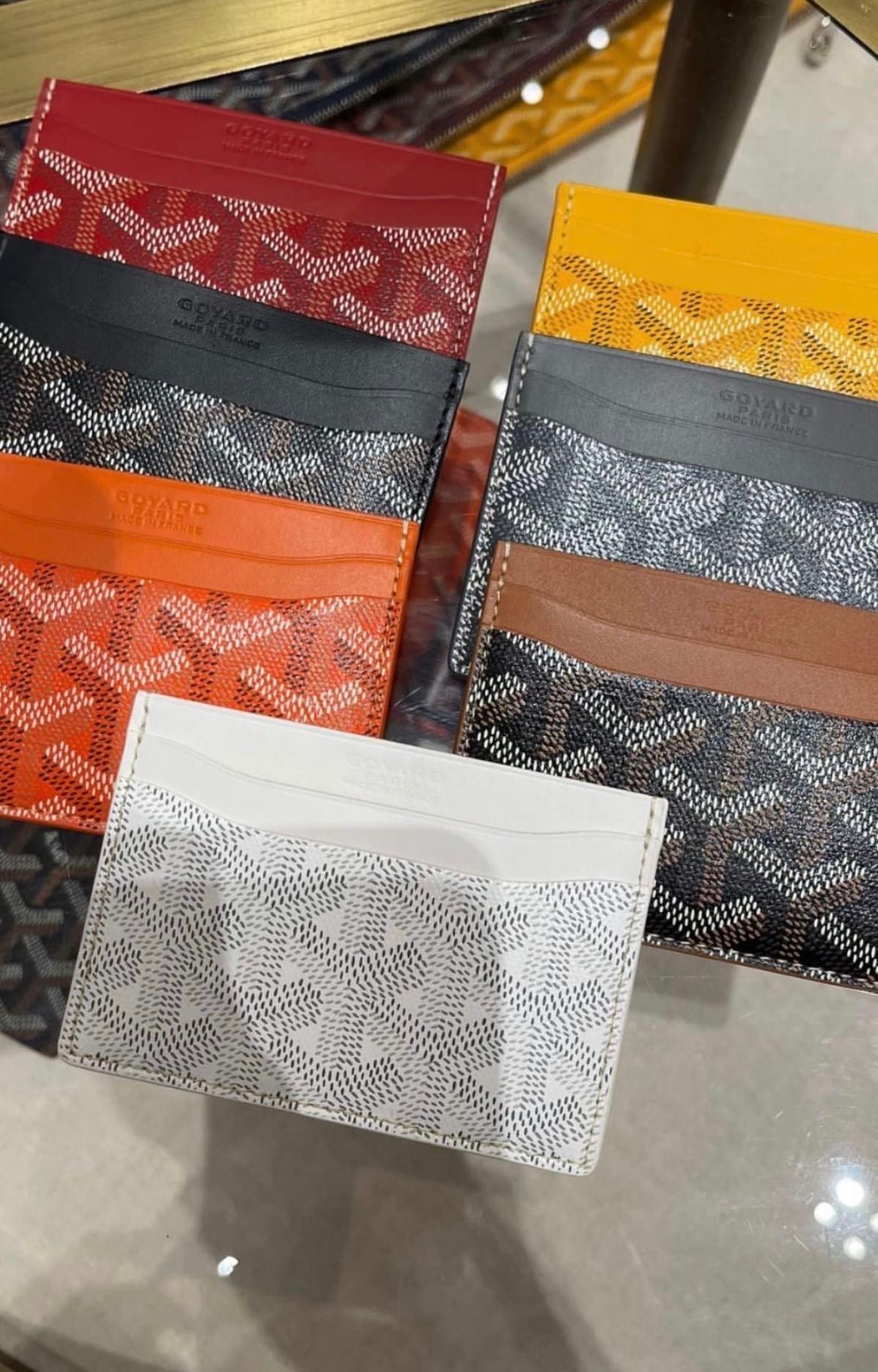 Goyard unisex card holders