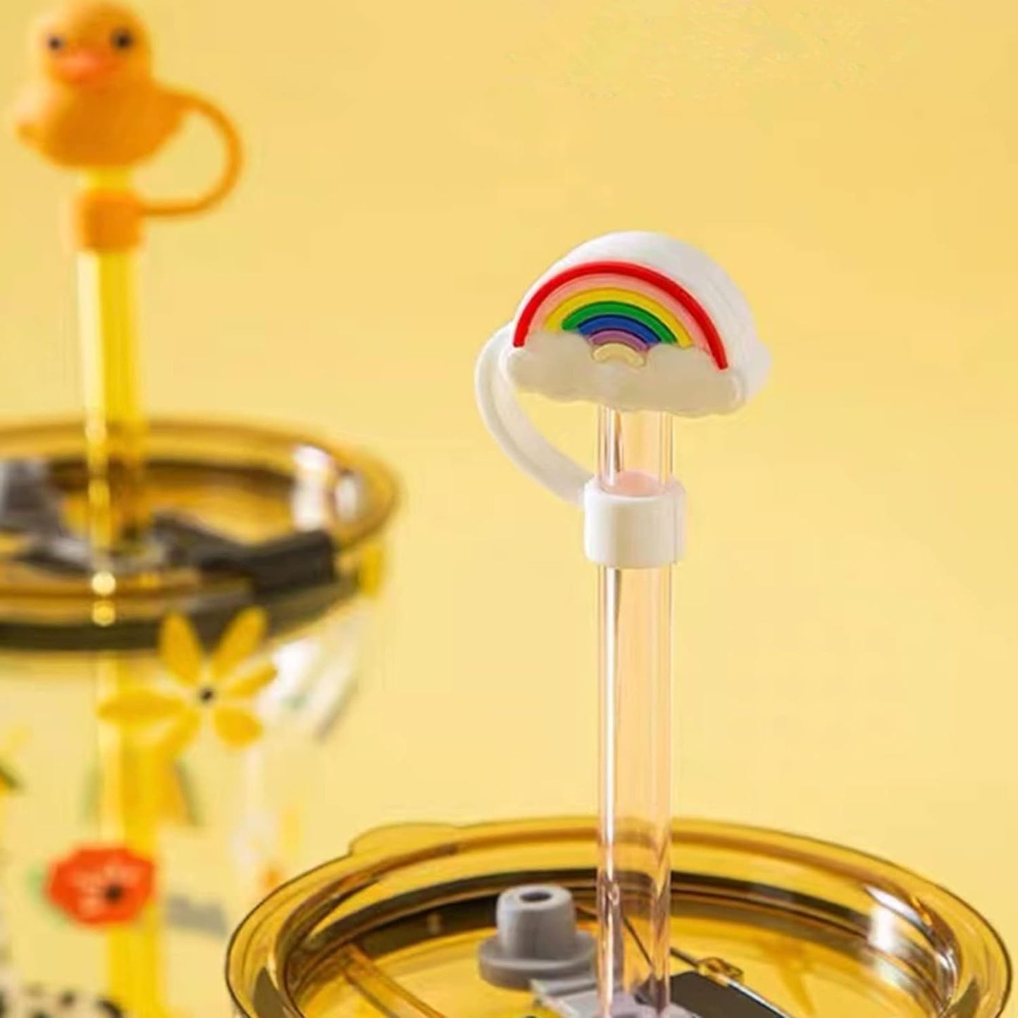 Rainbow Clouds Straw Topper
