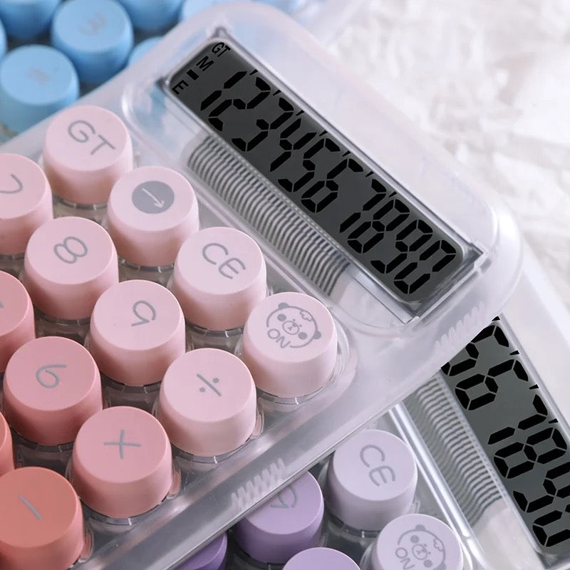 Transparent Korean calculator