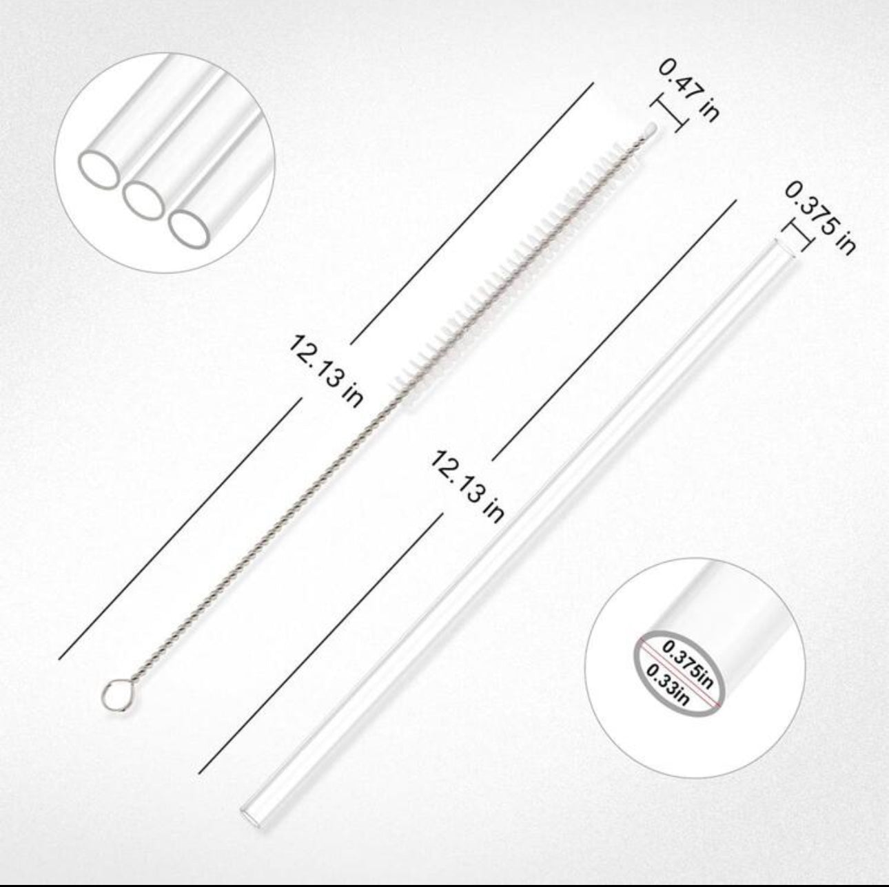 Replacement straws for Stanley