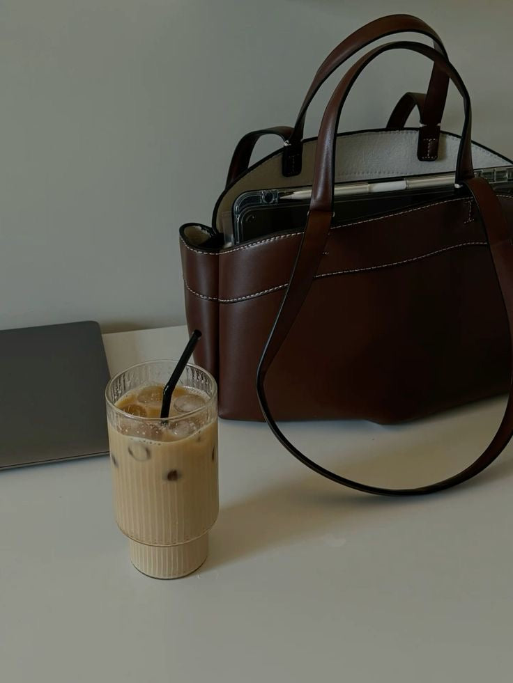 ZARA SMALL TOTE chocolate