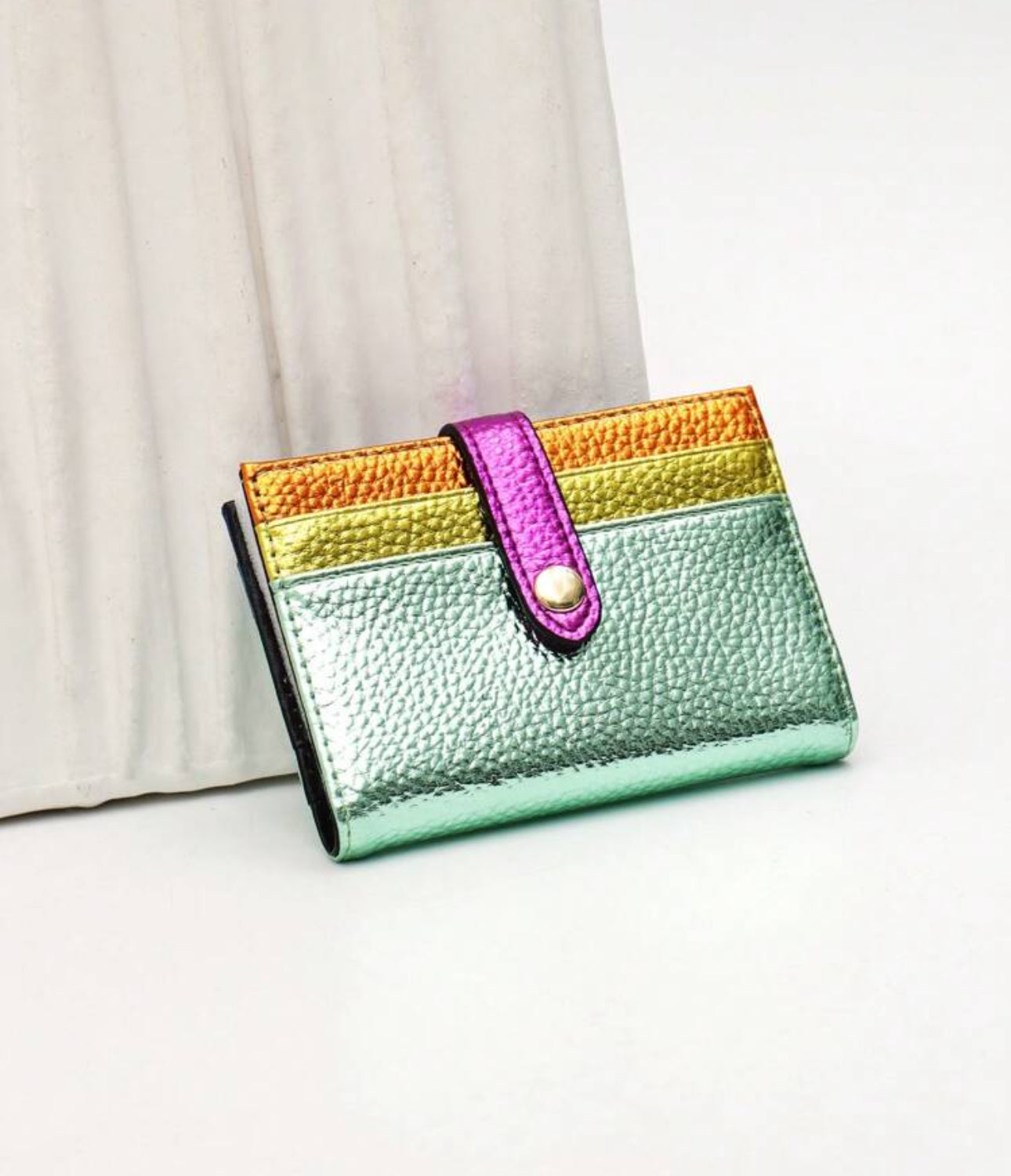 Metallic card holder ( Mint )