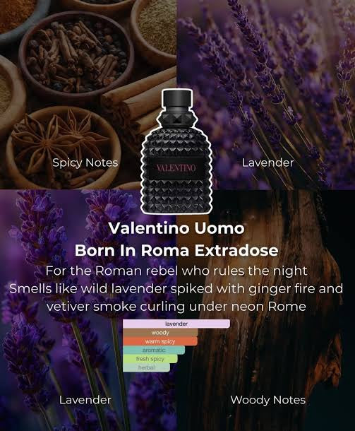 VALENTINO UOMO BORN IN ROMA INTENSE EDP 100ML