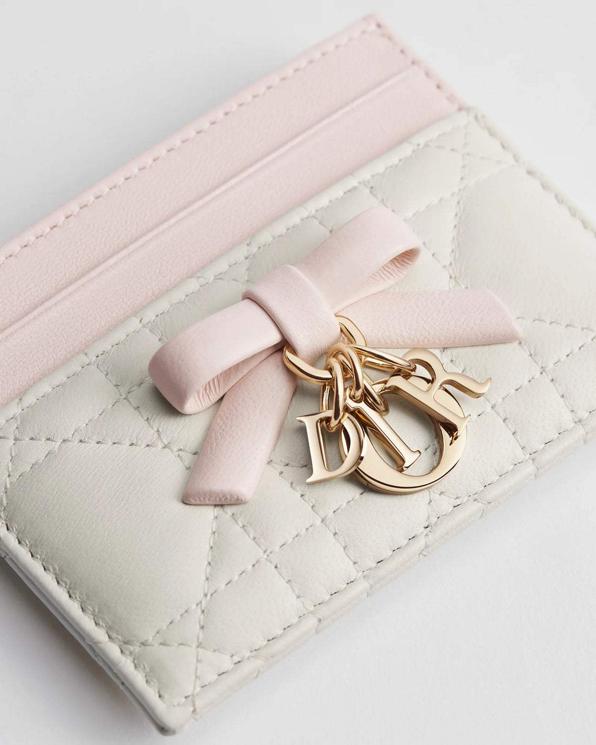 D Card holder white / pink