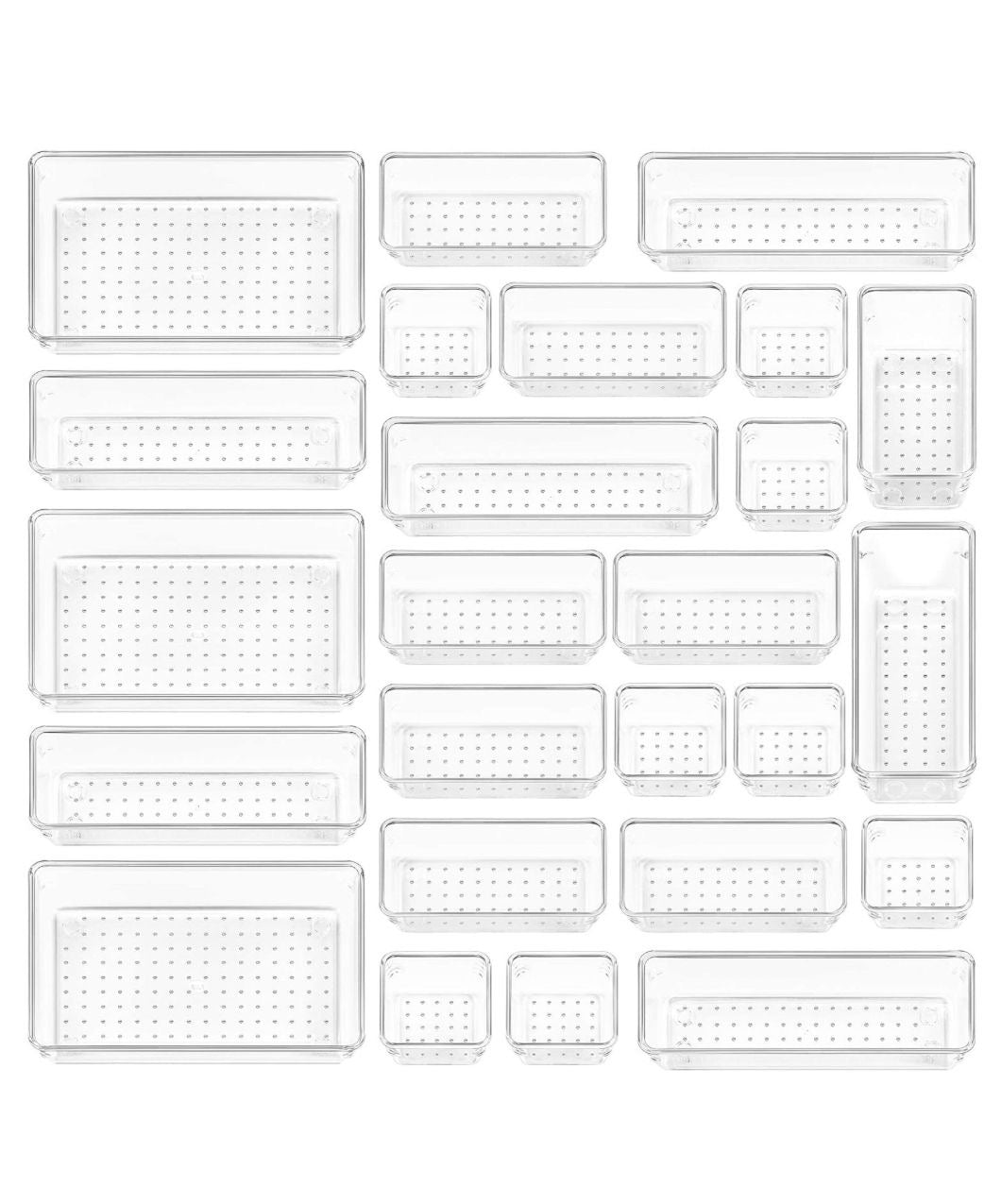 Acrylic organizers ( set of 4 )