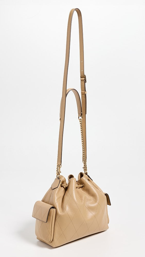 Tory Burch CHARLIE QUILTED DRAWSTRING SHOULDER BAG