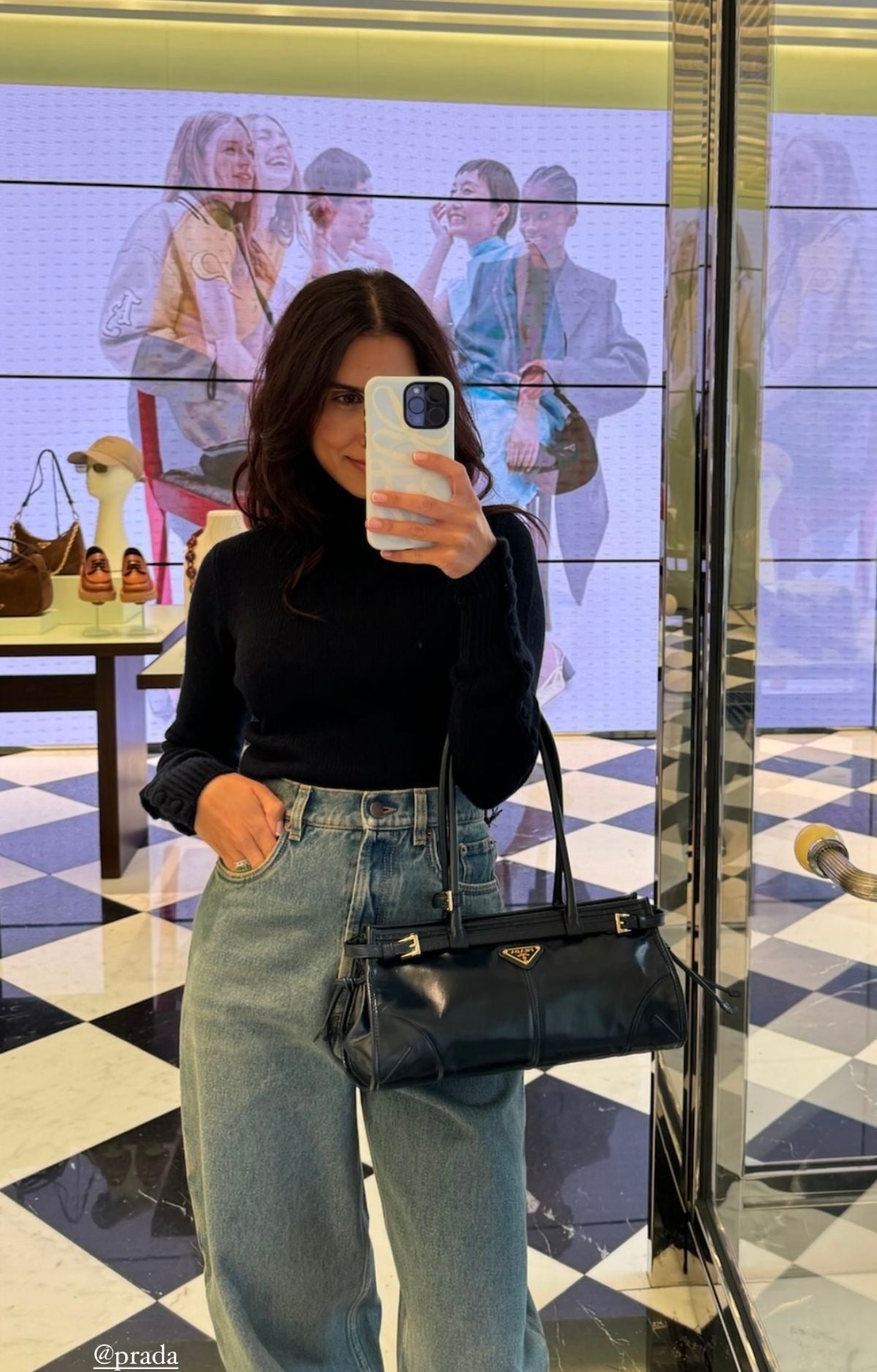 PRADA top handle Black