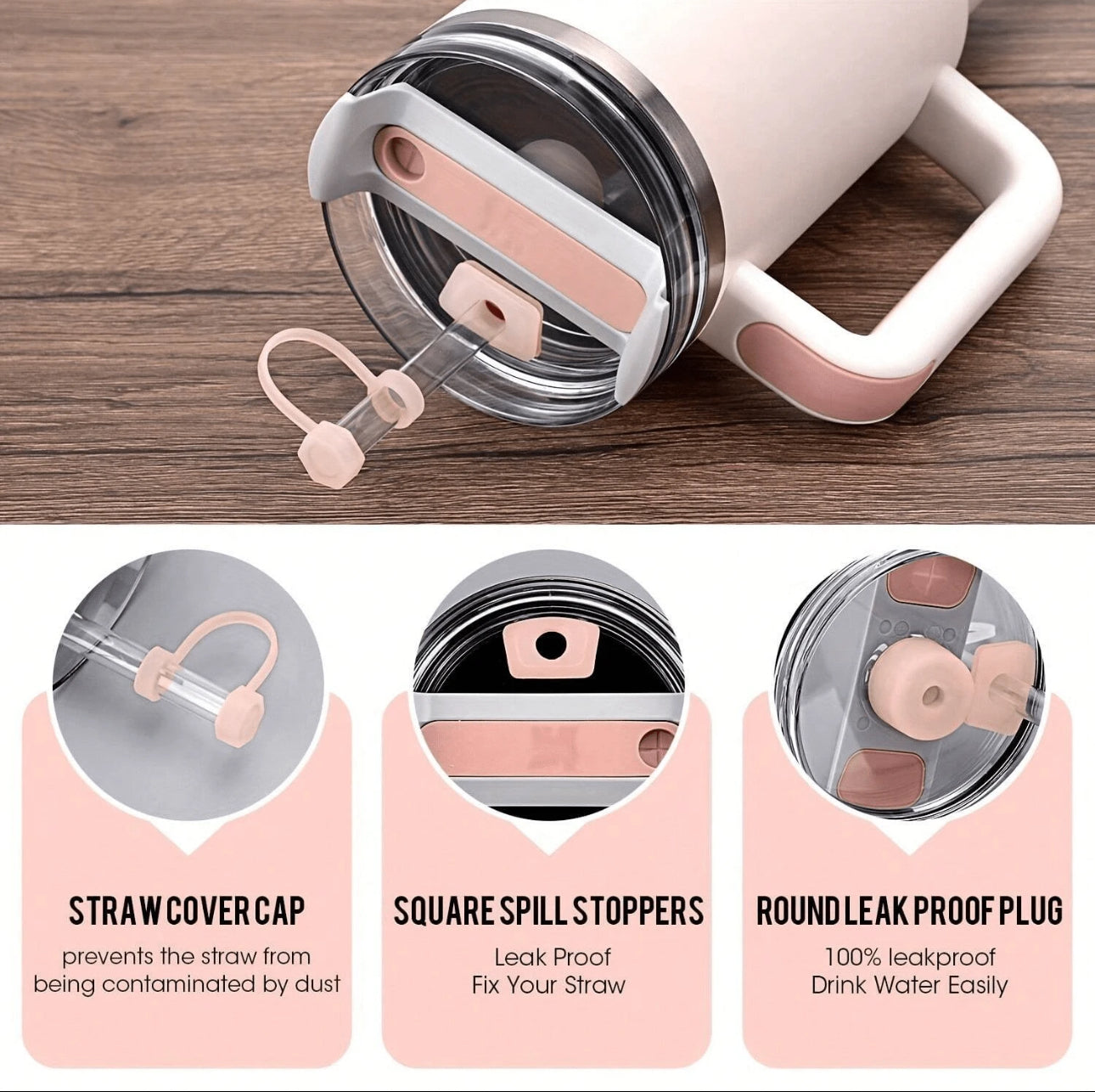 3 piece anti leak Stanley accessory