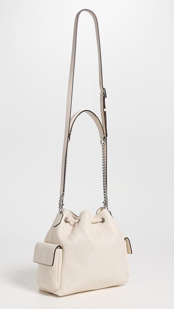 Tory Burch CHARLIE QUILTED DRAWSTRING SHOULDER BAG