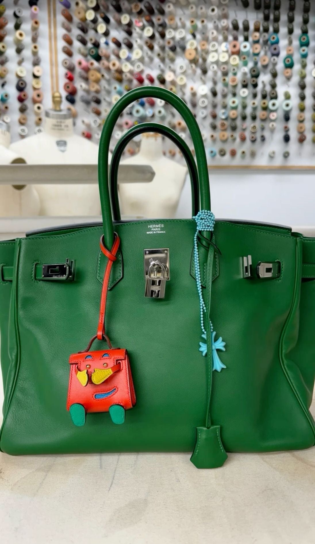 Hermes Kelly doll charm
