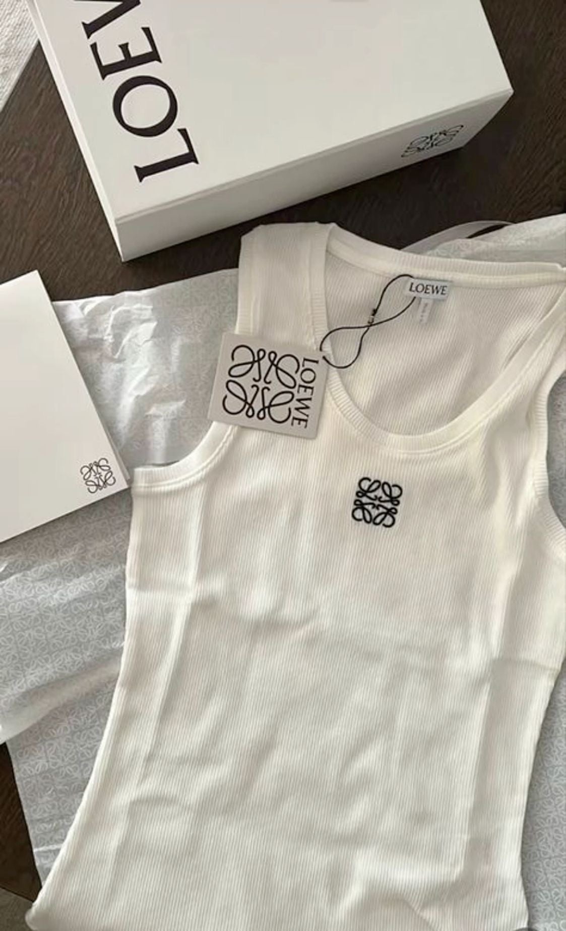 Loewe Anagram tank top white