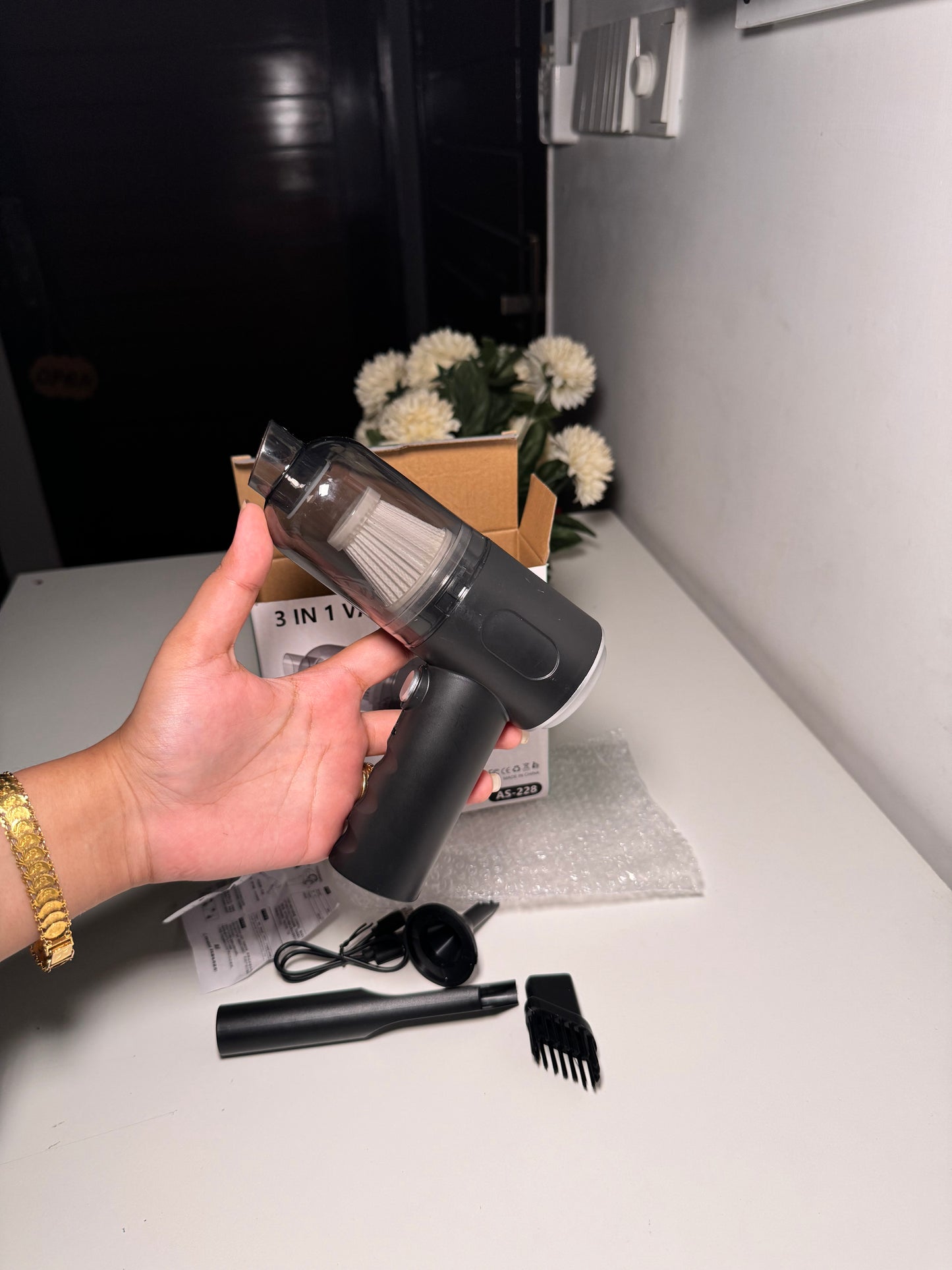 3 IN 1 VACUUM CLEANER MINI PORTABLE FOR HOME AND CAR