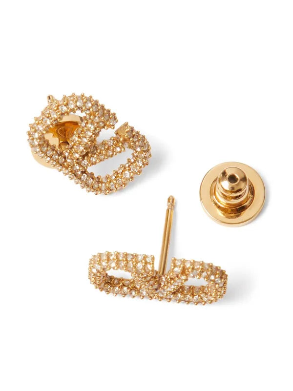 Valentino Garavani
VLogo Signature crystal-embellished earrings