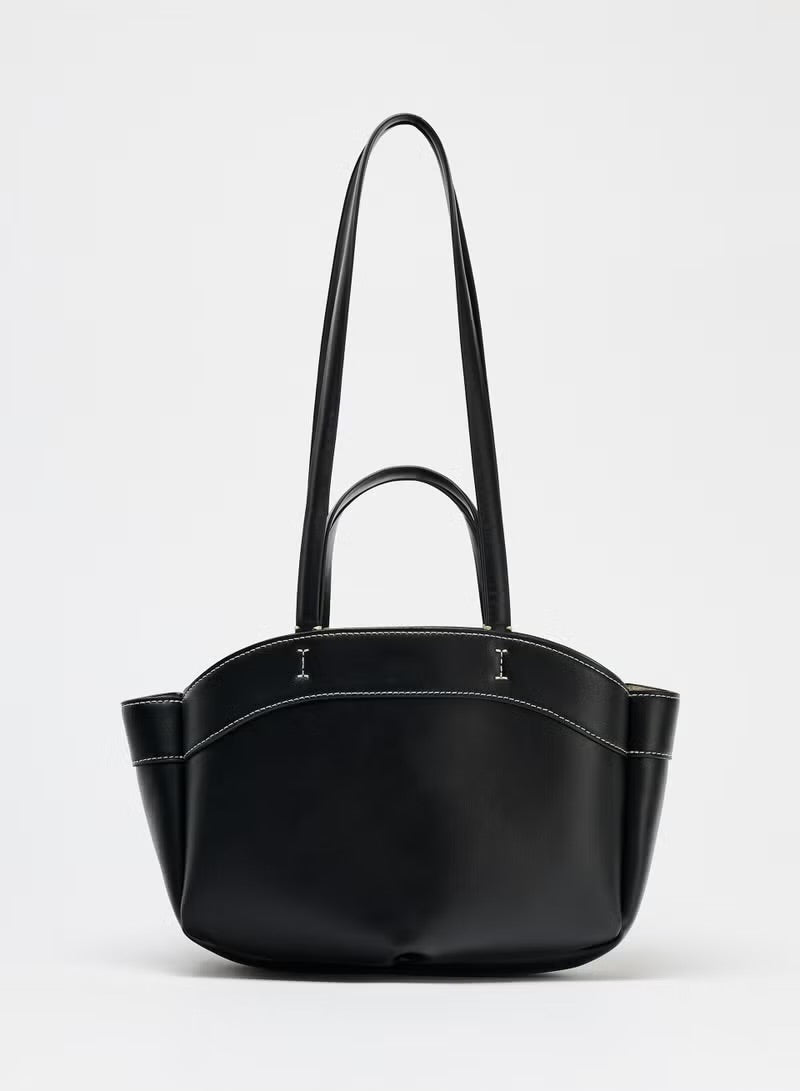 Zara Small Tote Black
