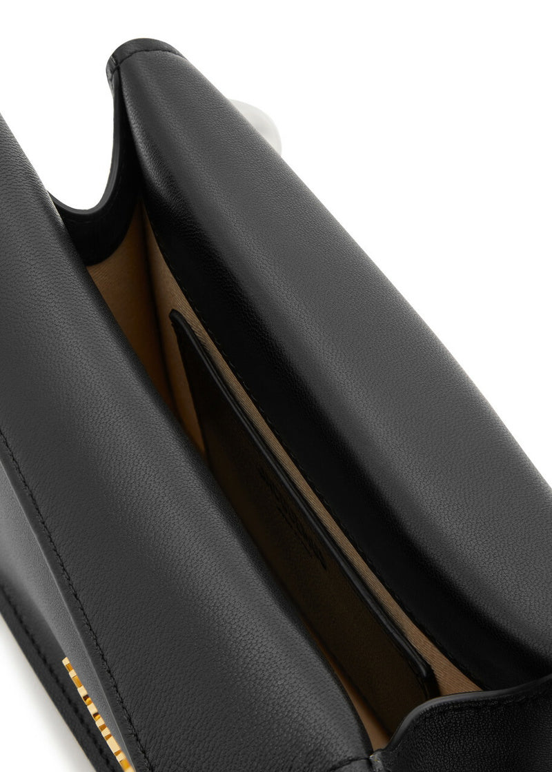 Jacquemus La Petite Pochette Rond Carré Leather Clutch