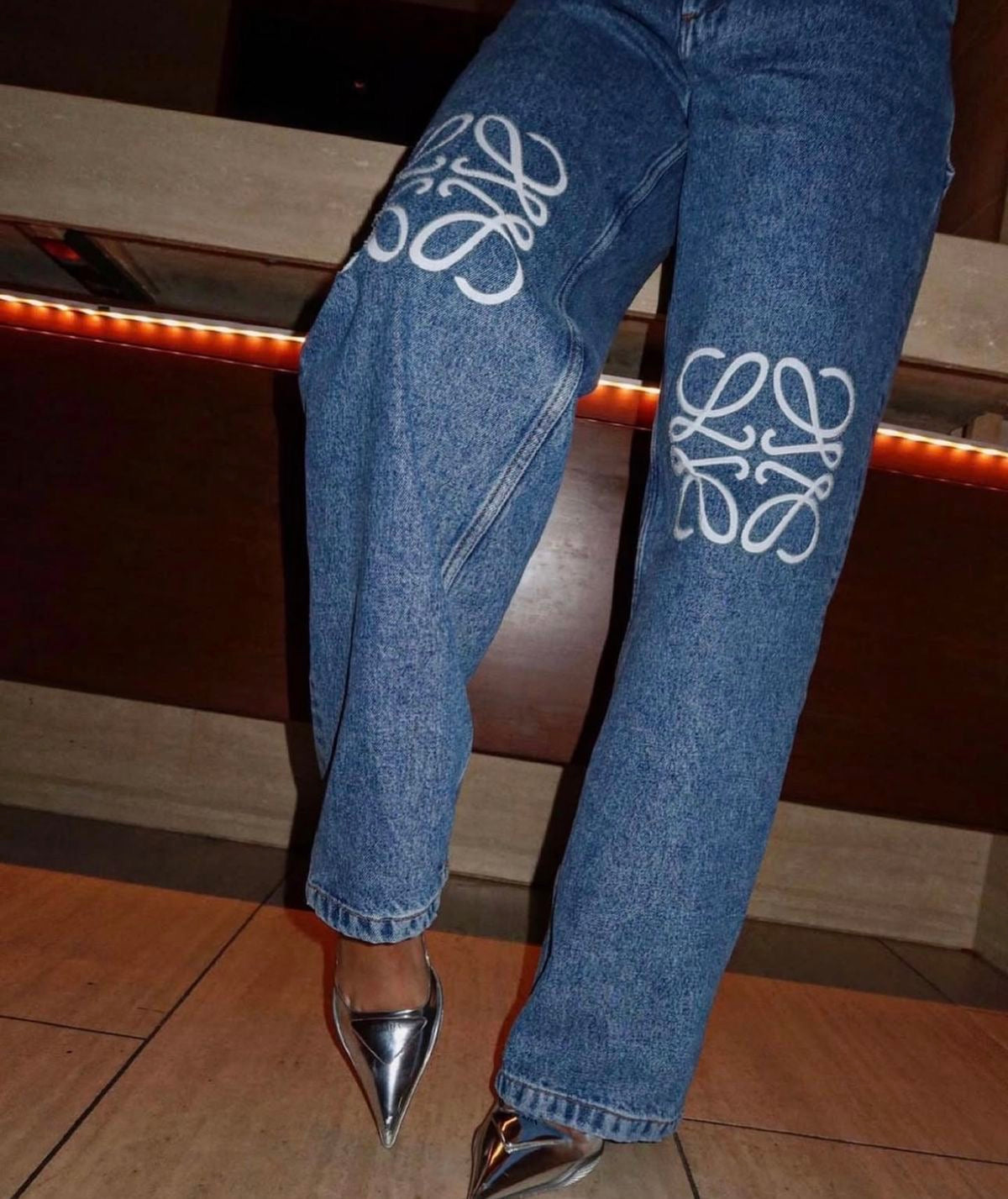 LOEWE ANAGRAM JEANS