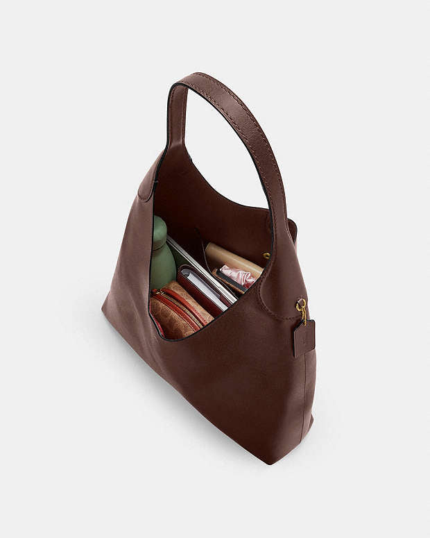 Coach Brooklyn Shoulder Bag 28 maple