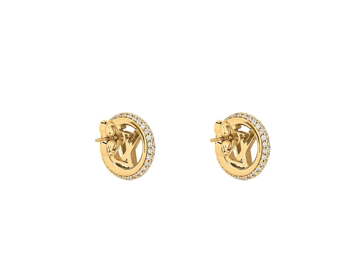 Louis Vuitton Louise By Night Earrings In Crystals Metal With Gold-Color Finish