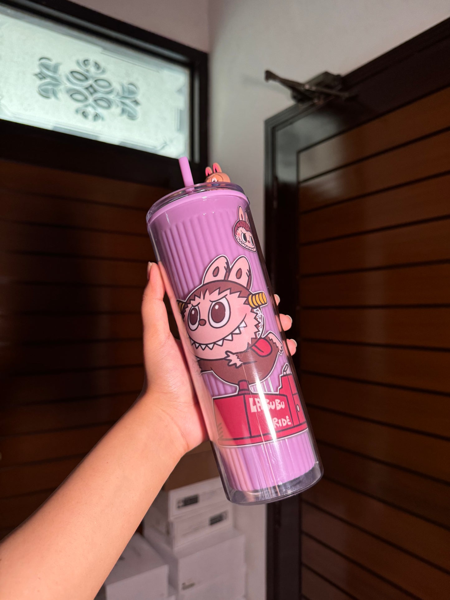 Labubu sipper lavender