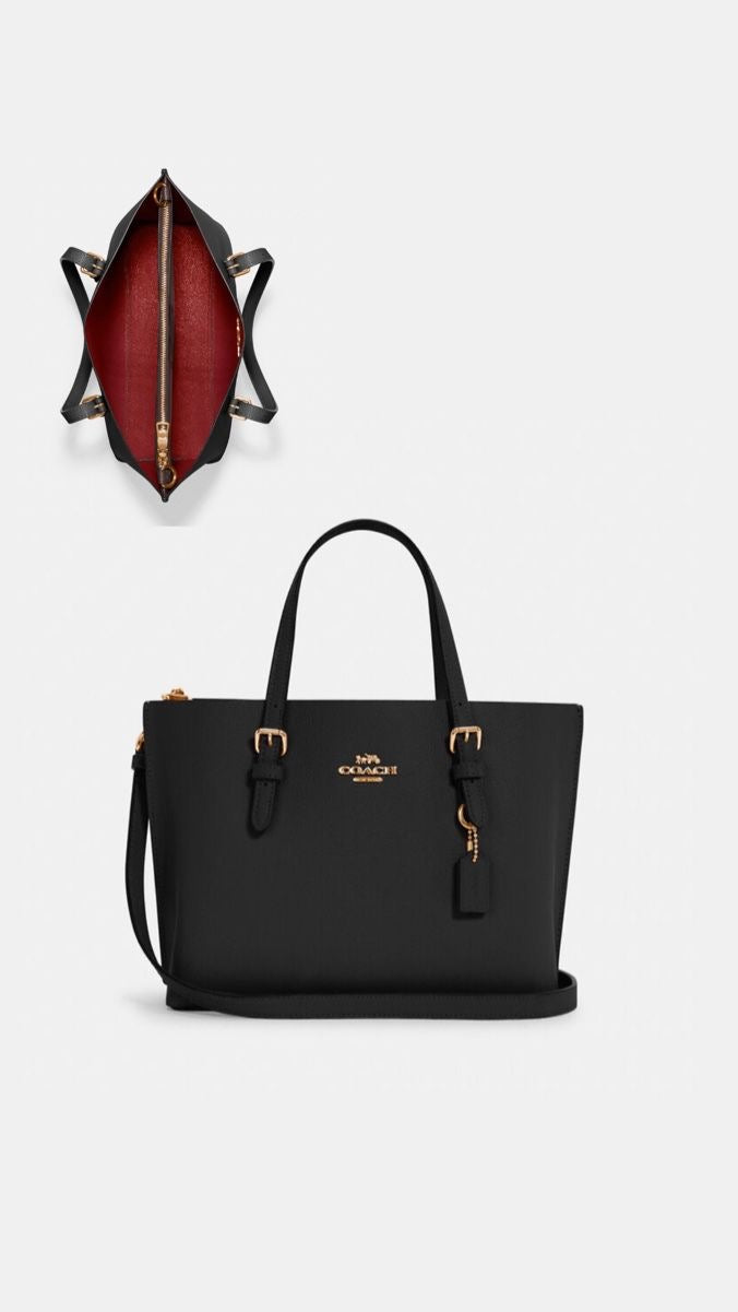 Coach Mollie Tote Bag ( black )