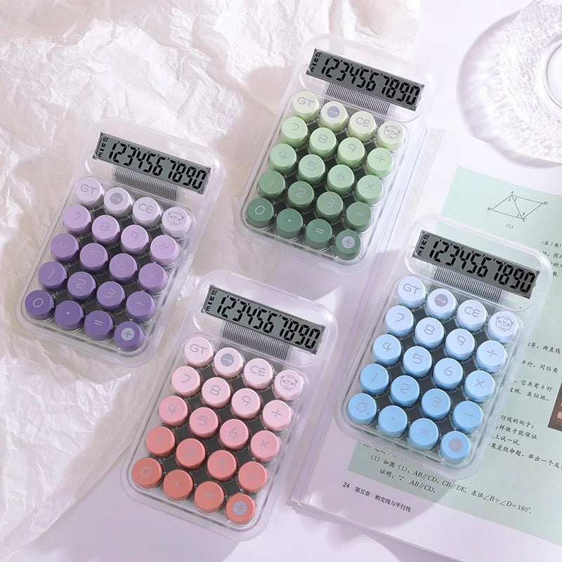 Transparent Korean calculator