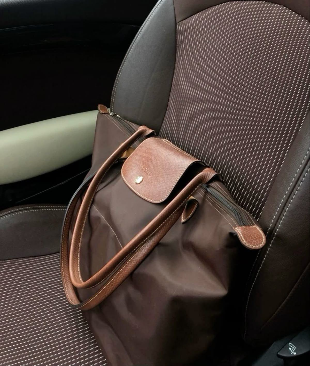 Long champ LE PLIAGE ORIGINAL tote bag
Brown- Recycled Canvas