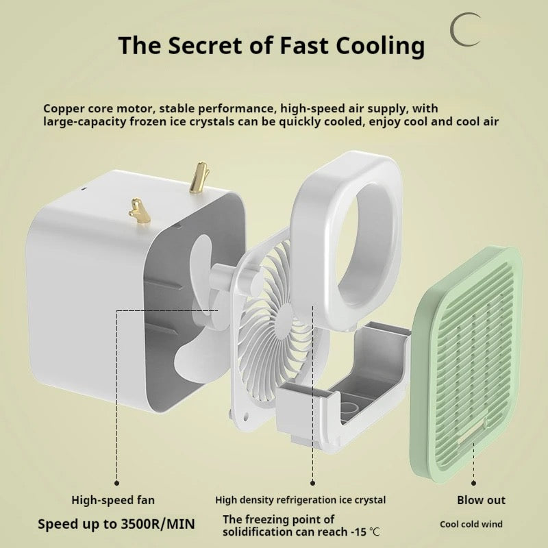Desktop cooling fan