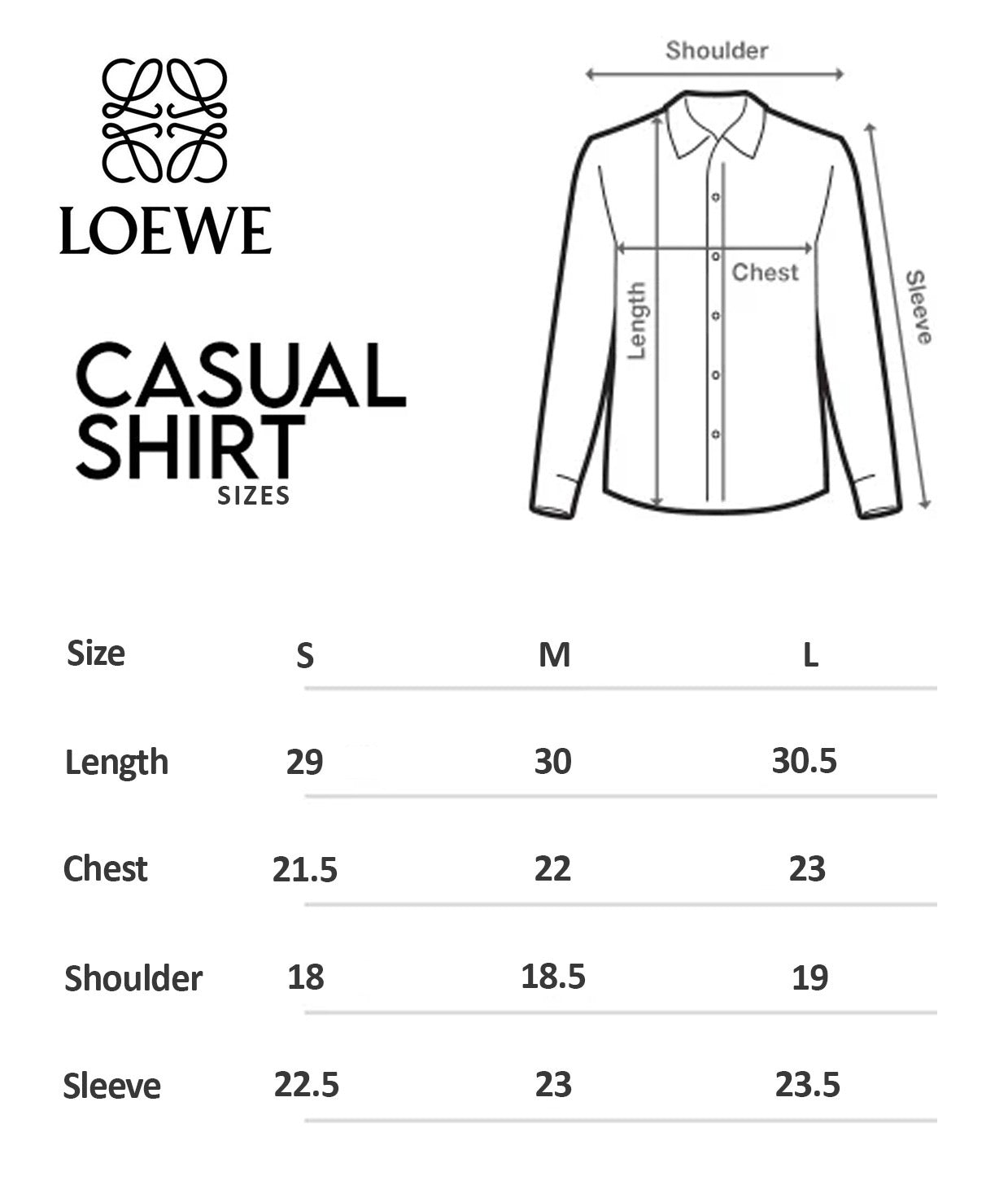 Loewe anagram oversized button down