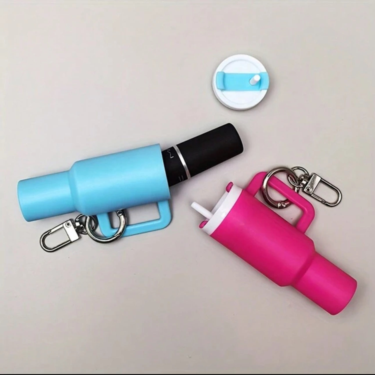 Lip balm holder bag charm