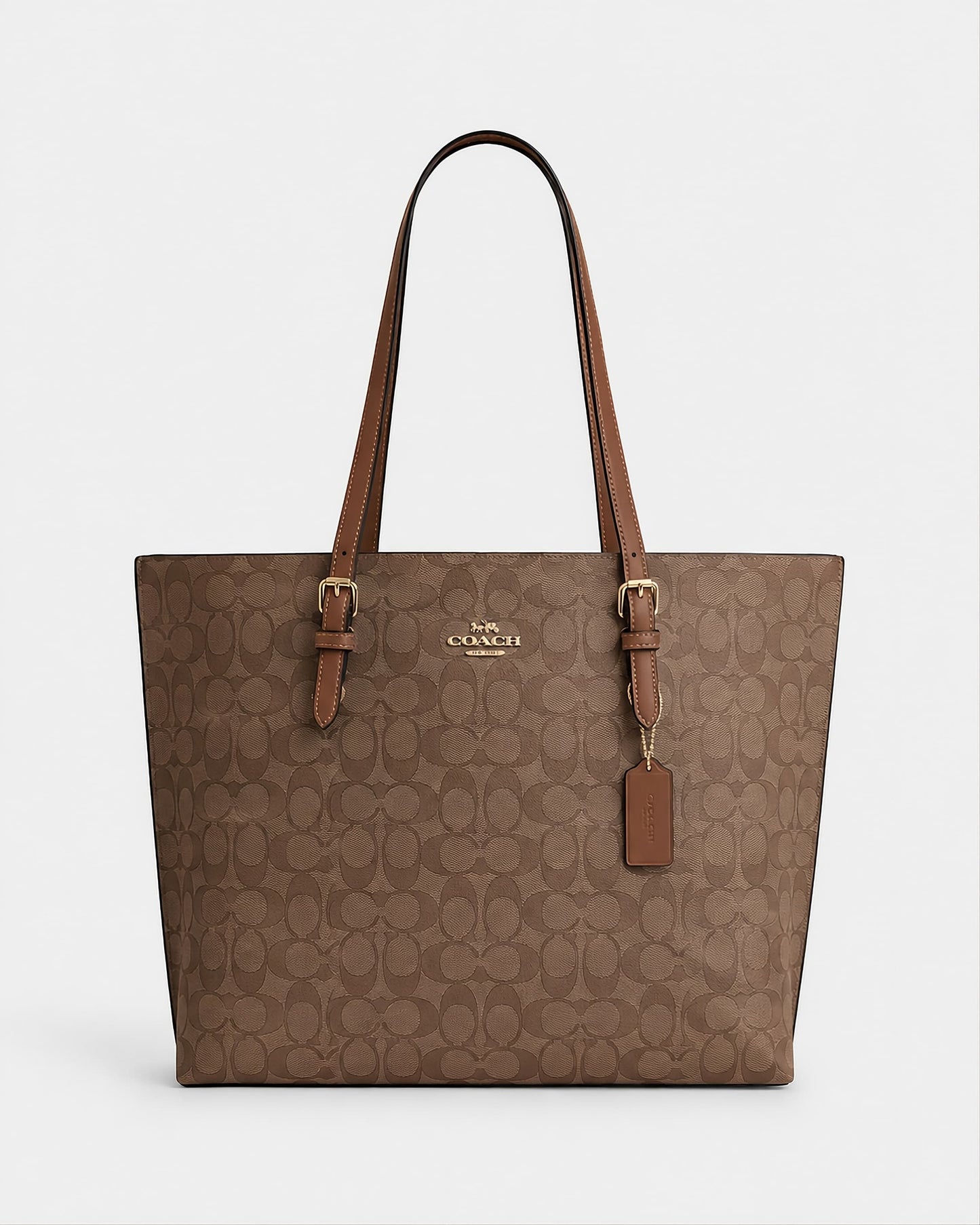 Coach Mollie signature canvas brown
